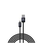 Devia-kabel Gracious EC650 USB – USB-C 1,0 m 2,4A svart