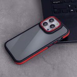 Svart kristallfodral för iPhone 14 Pro 6,1 tum röd