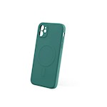 Simple Color Mag-fodral för iPhone 12 6,1" mörkgrönt