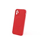 Simple Color Mag-fodral för iPhone 11 röd