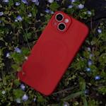 Simple Color Mag-fodral för iPhone 11 röd