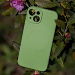 Simple Color Mag-fodral för iPhone 12 6,1" ljusgrön