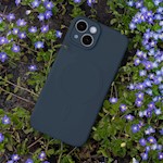 Enkelt Color Mag-fodral för iPhone 16 6,1 tum marinblå