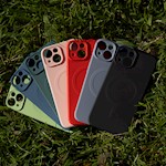 Enkelt Color Mag-fodral för iPhone 16 6,1 tum marinblå