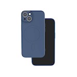 Enkelt Color Mag-fodral för iPhone 16 6,1 tum marinblå