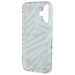 Karl Lagerfeld-fodral för iPhone 16 6,1″ KLHCP16SHZBPKCCK svart hårt IML-zebramönster & snodd