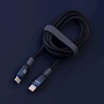 Forever Ombre sladd USB-C – USB-C 1,0 m 100W svart