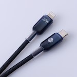 Forever Ombre kabel USB-C – Lightning 1,0 m 27W svart