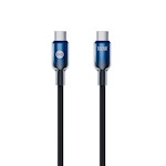 Forever Ombre sladd USB-C – USB-C 1,0 m 100W svart