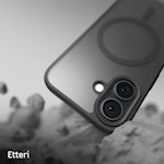 Etteri Matt Mag-fodral för iPhone 16 Plus 6,7″ svart