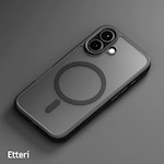 Etteri Matt Mag-fodral för iPhone 16 Plus 6,7″ svart