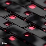Etteri Silikonfodral för iPhone 16 Pro Max 6,9″ svart