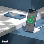 Etteri Silikonfodral för iPhone 16 Pro Max 6,9″ mörkblå