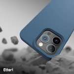 Etteri Silikonfodral för iPhone 16 Pro Max 6,9″ mörkblå