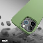 Etteri Silikonfodral för iPhone 16 Pro Max 6,9″ ljusgrönt