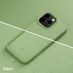 Etteri Silikonfodral för iPhone 16 Pro Max 6,9″ ljusgrönt