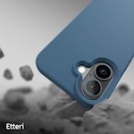 Etteri Silikonfodral för iPhone 16 6,1″ mörkblå