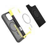 Spigen Rugged Armor Mag Magsafe-fodral för iPhone 16 Pro Max 6,9″ grå