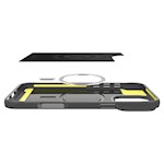 Spigen Rugged Armor Mag Magsafe-fodral för iPhone 16 Pro Max 6,9″ grå