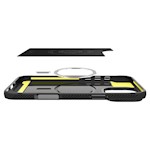 Spigen Rugged Armor Mag Magsafe-fodral för iPhone 16 Pro 6,3″ i matt svart