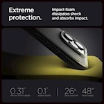 Spigen Rugged Armor Mag Magsafe-fodral för iPhone 16 Pro 6,3″ i matt svart