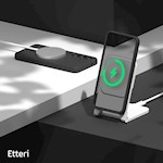 Etteri Silikonskal för Samsung Galaxy S24 Plus, svart