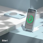Etteri Silikonfodral för Samsung Galaxy S24 Plus ljusblå