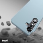 Etteri Silikonfodral för Samsung Galaxy S24 Plus ljusblå