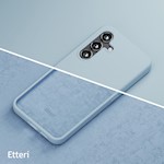 Etteri Silikonfodral för Samsung Galaxy S24 Plus ljusblå