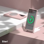 Etteri Silikonfodral till Samsung Galaxy S25 Ultra ljusrosa