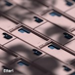 Etteri Silikonfodral till Samsung Galaxy S25 Ultra ljusrosa