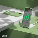 Etteri Silikonfodral till Samsung Galaxy S25 ljusgrönt