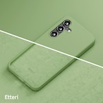 Etteri Silikonfodral till Samsung Galaxy S25 ljusgrönt