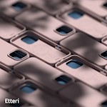 Etteri Silikon Mag-fodral för iPhone 16 Pro 6,3″ ljusrosa