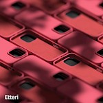 Etteri Silikon Mag-fodral för iPhone 16 Pro 6,3″ hallon