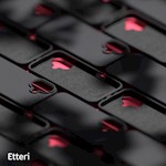 Etteri Silikonskal för iPhone 16 6,1″ svart