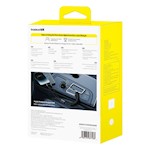 Baseus PD-bilopladdare 1x USB-C – USB-C-port 60W svart