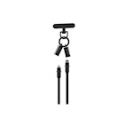 Devia sladdlanyard 2-i-1 PD USB-C – Lightning 0,3 m 27W svart