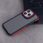 Crystal Black case for Samsung Galaxy S25 Ultra red