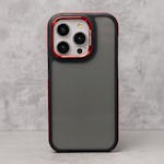 Crystal Black case for Samsung Galaxy S25 Ultra red