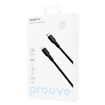 Proove kabel Rebirth USB-C – Lightning 1m 27W svart