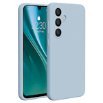 Etteri Silikonfodral för Samsung Galaxy A36 5G – ljusblå