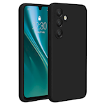 Etteri Silicone-fodral för Samsung Galaxy A36 5G i svart