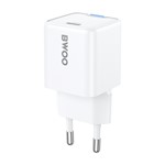 BWOO GaN PD väggladdare 1x USB-C-port 1A 30W vit