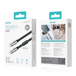 BWOO Lanyard-kabel USB-C – Lightning 0,3m 27W med band