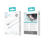 BWOO Kabel USB – Lightning 2m 3A vit