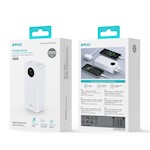 BWOO 22,5W 30000 mAh powerbank med LCD-skärm, vit