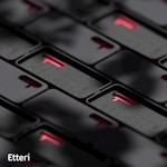 Etteri Silicone-fodral för Samsung Galaxy A36 5G i svart
