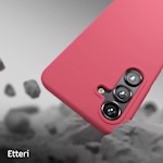 Etteri Silikonfodral för Samsung Galaxy A16 4G / A16 5G - hallon