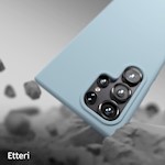 Etteri Silikonfodral för Samsung Galaxy A36 5G – ljusblå